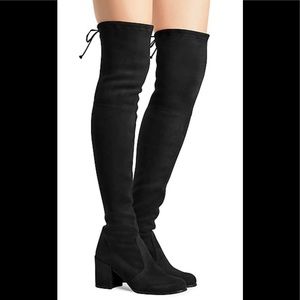 Stuart Weitzman Tieland Boots Black - Authentic